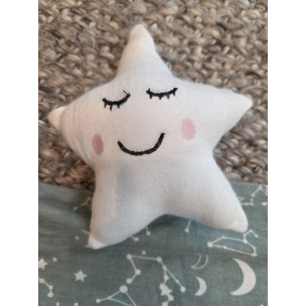 Emerson and Friends Stargazer Bamboo Viscose Baby Lovey Security Blanket Star